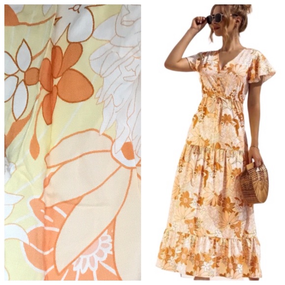 Floral print maxi dress - Picture 3 of 3